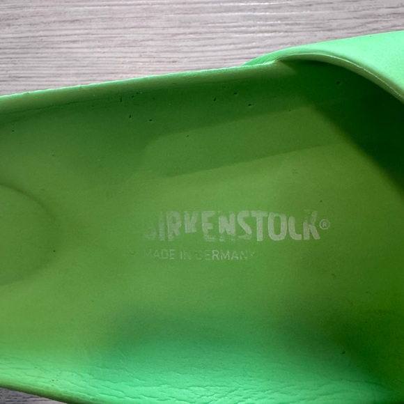 Birkenstock Madrid Eva Sandals Women Sz 9 / 39 Bright Green Brach Water Vacation - Picture 10 of 10